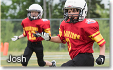 Josh's football day